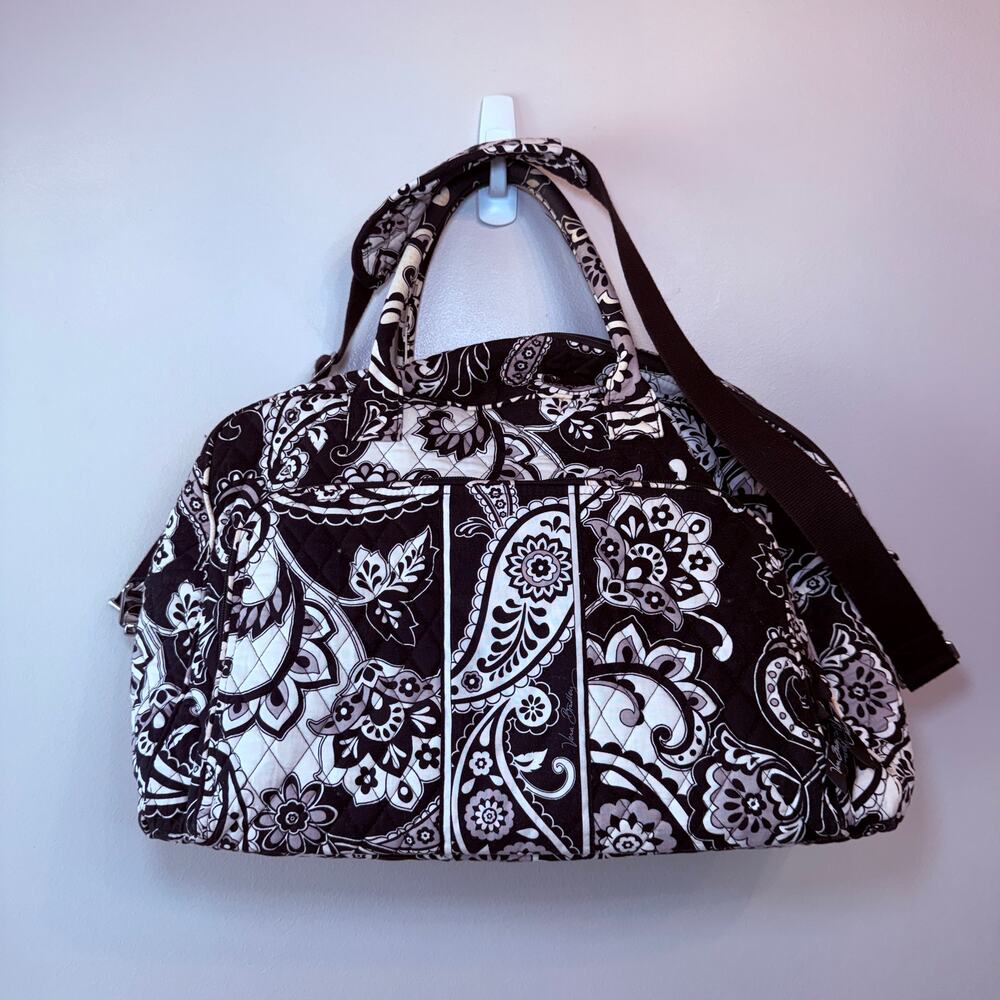Vera Bradley Midnight Paisley Print Weekend Travel Duffel Bag